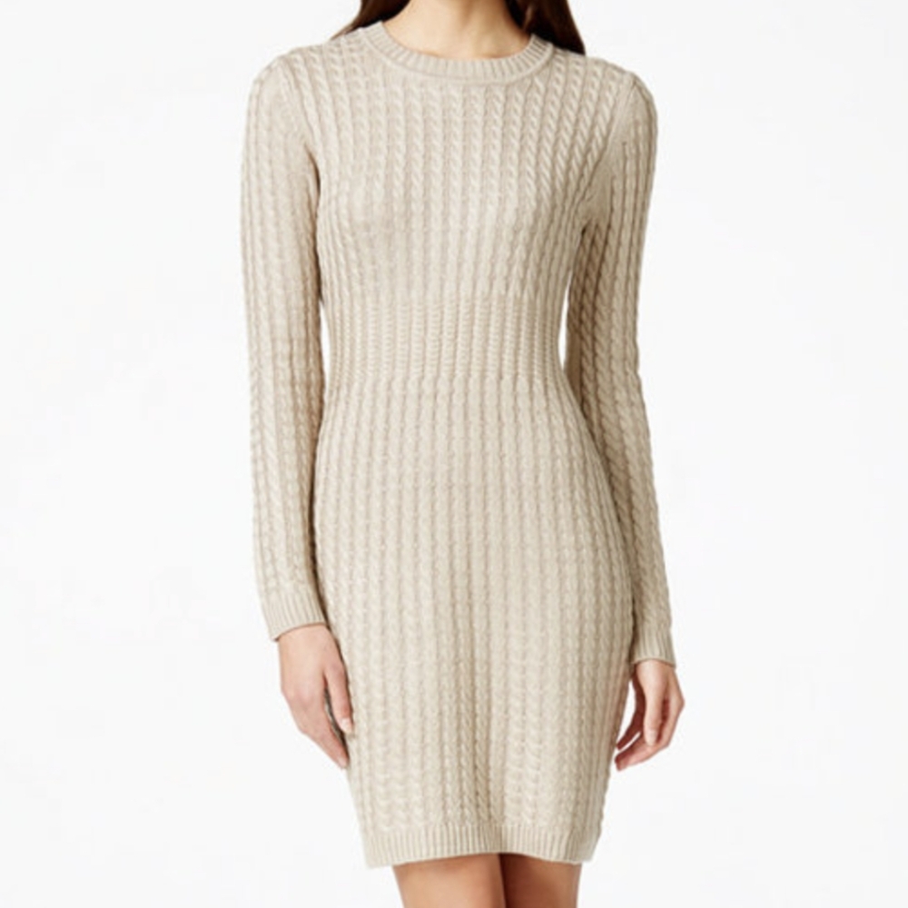 NWT Calvin Klein Cable Knit Sweater Dress